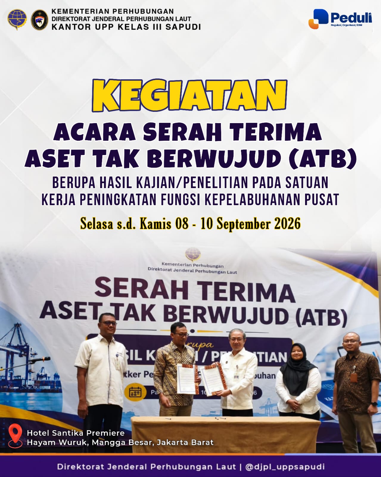 Serah Terima Aset Tak Berwujud